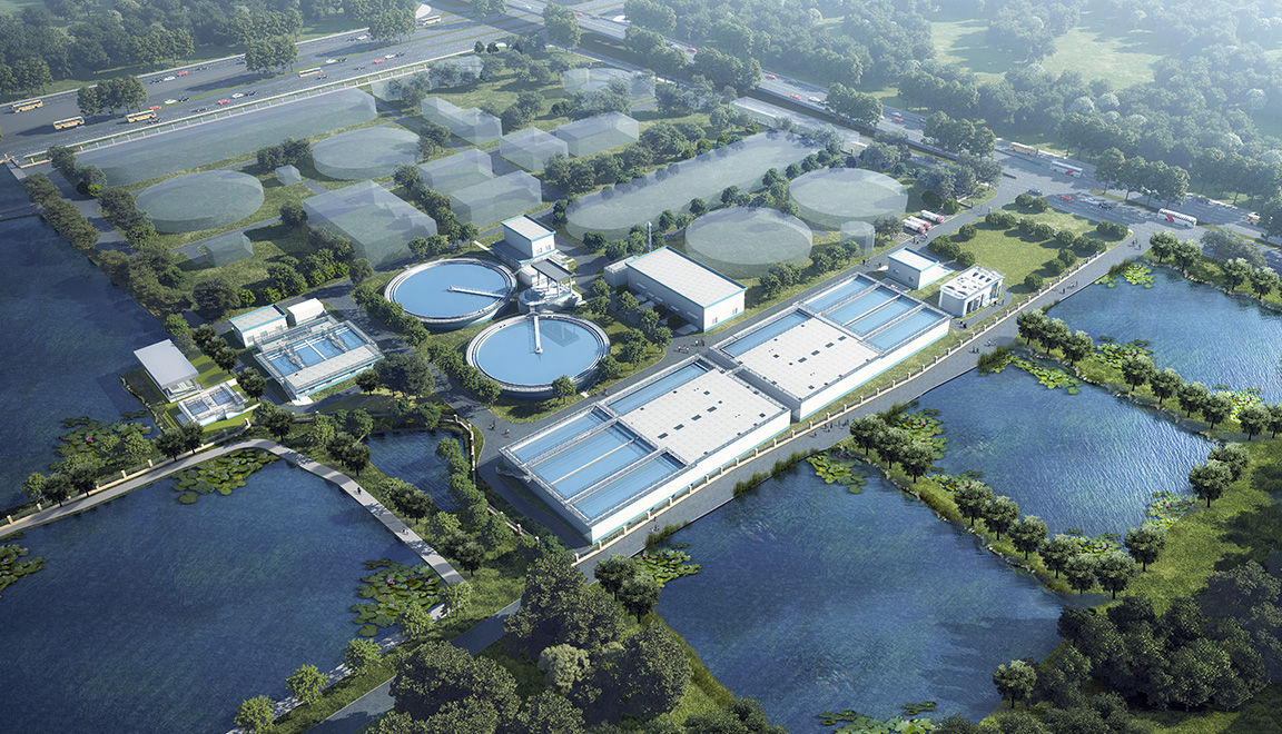龙江污水处理厂三期厂区项目