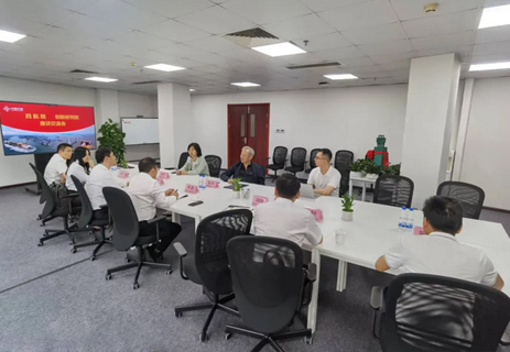 邓磊拜会中国工程院院士林鸣 