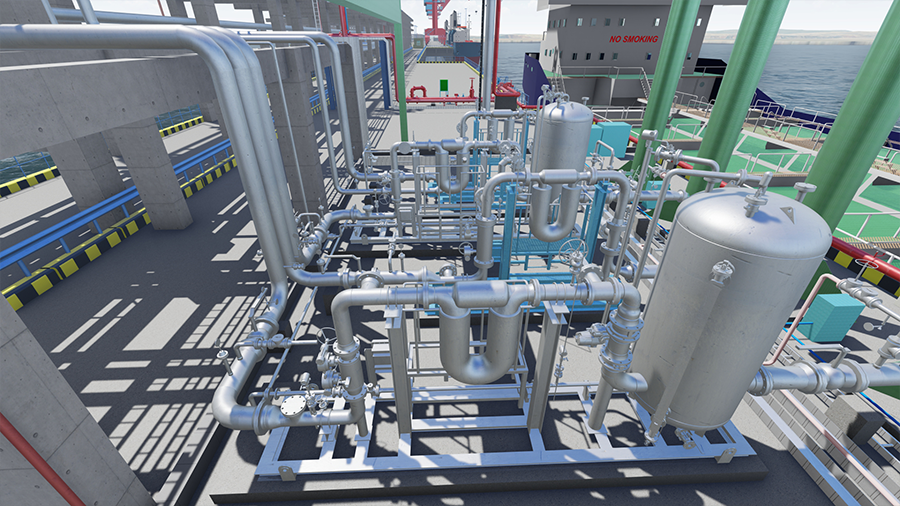 油气化工码头数字化交付