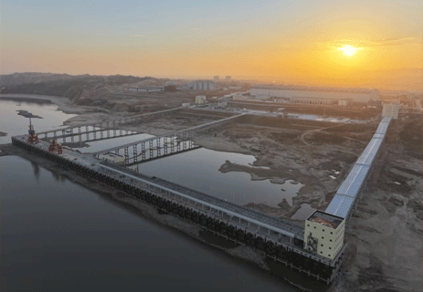 九江港星子沙山码头一期工程项目主体工程通过交工验收 