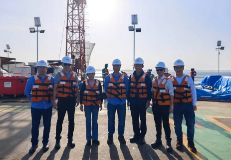 驻巴西里约热内卢总领事田敏考察调研萨尔瓦多大桥项目部