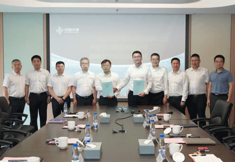 胡雄伟会见中国五冶集团党委副书记、总经理张刚 